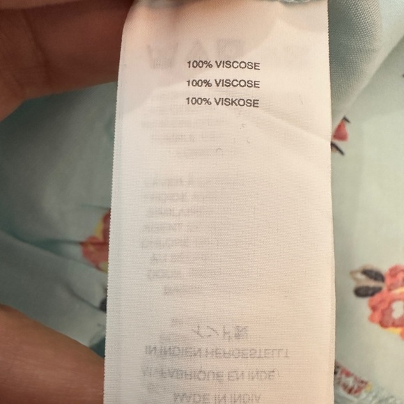 J.Crew Mercantile Faux Wrap Mini Dress – Blue Floral Print – Size 00 - Picture 16 of 16